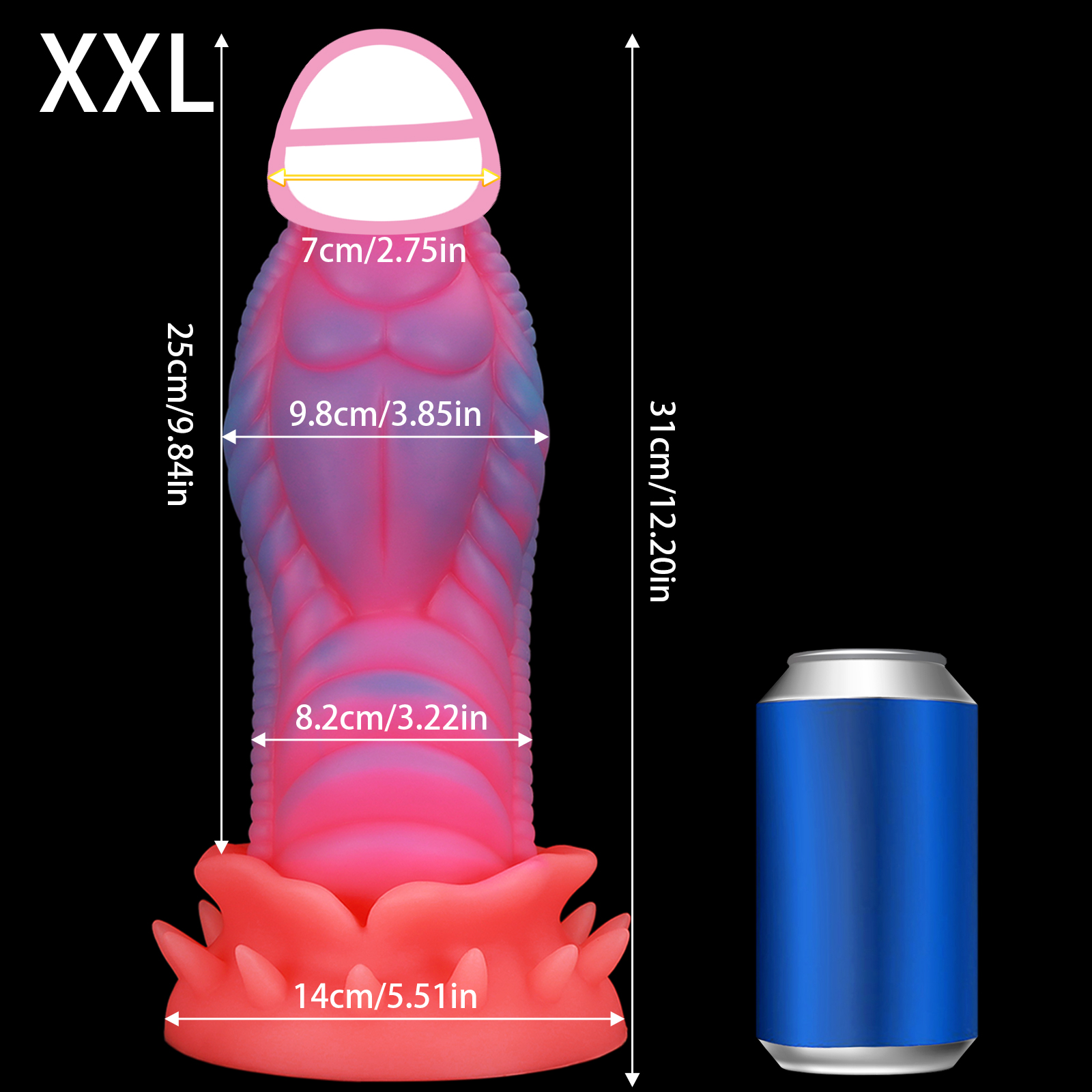 Huge Xxl Anal Plug Silicone Bi - Monstera Adansonii ulasan dan harga
