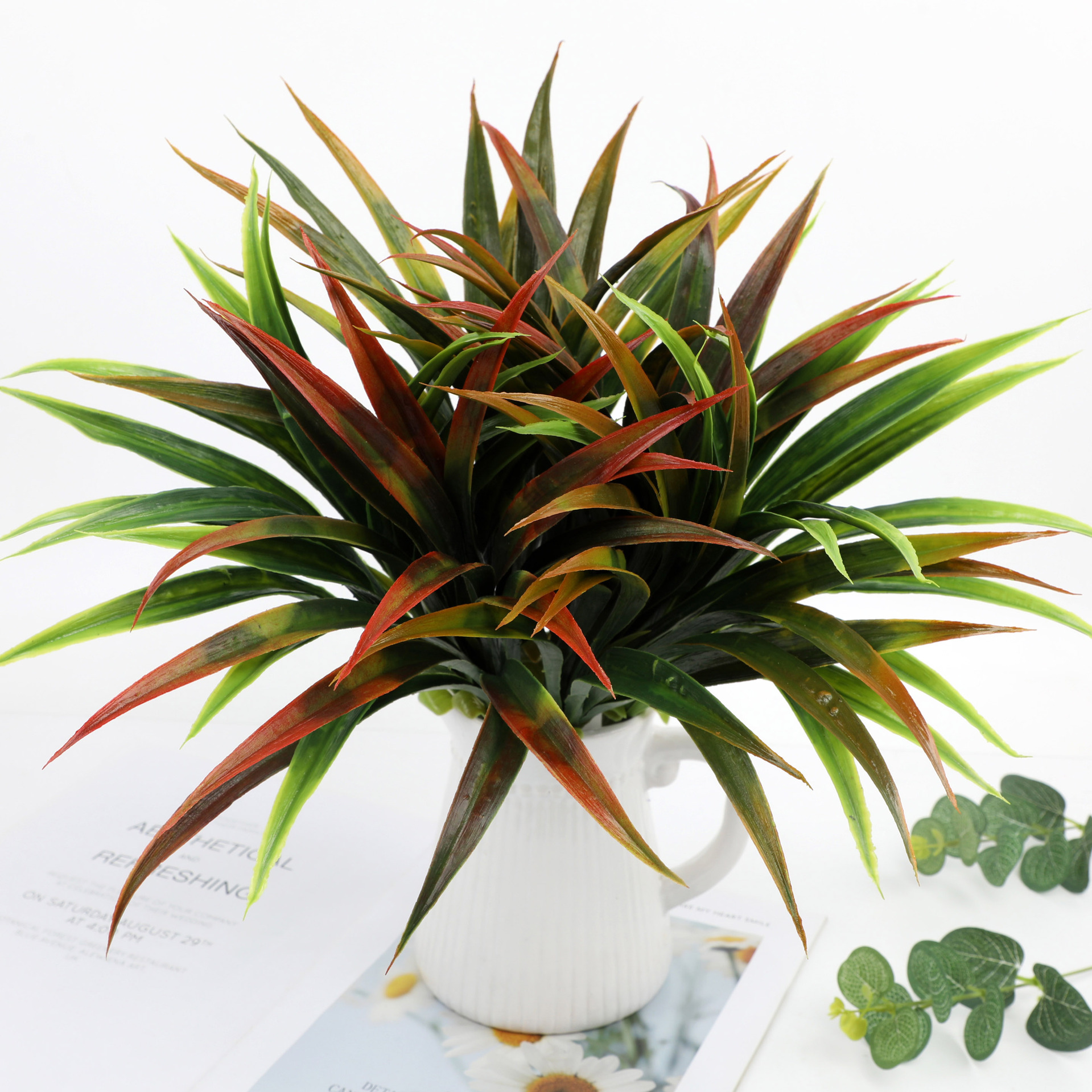 3PCSArtificial Gladiolus Grass - Dracaena Marginata ulasan dan harga