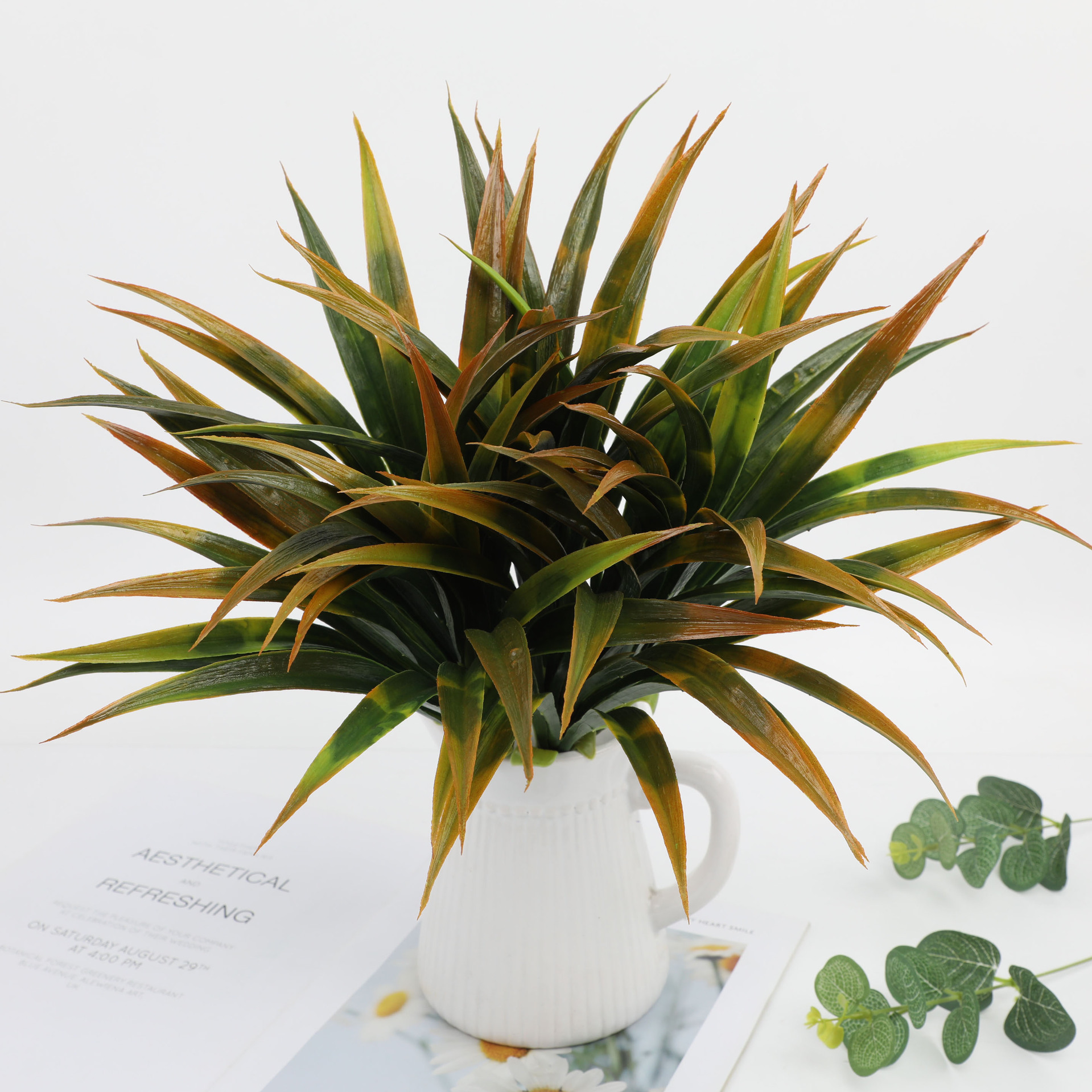 3PCSArtificial Gladiolus Grass - Dracaena Marginata ulasan dan harga