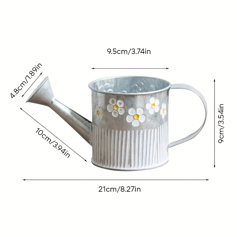 Vintage Farmhouse Galvanized W - Pilea Peperomioides ulasan dan harga
