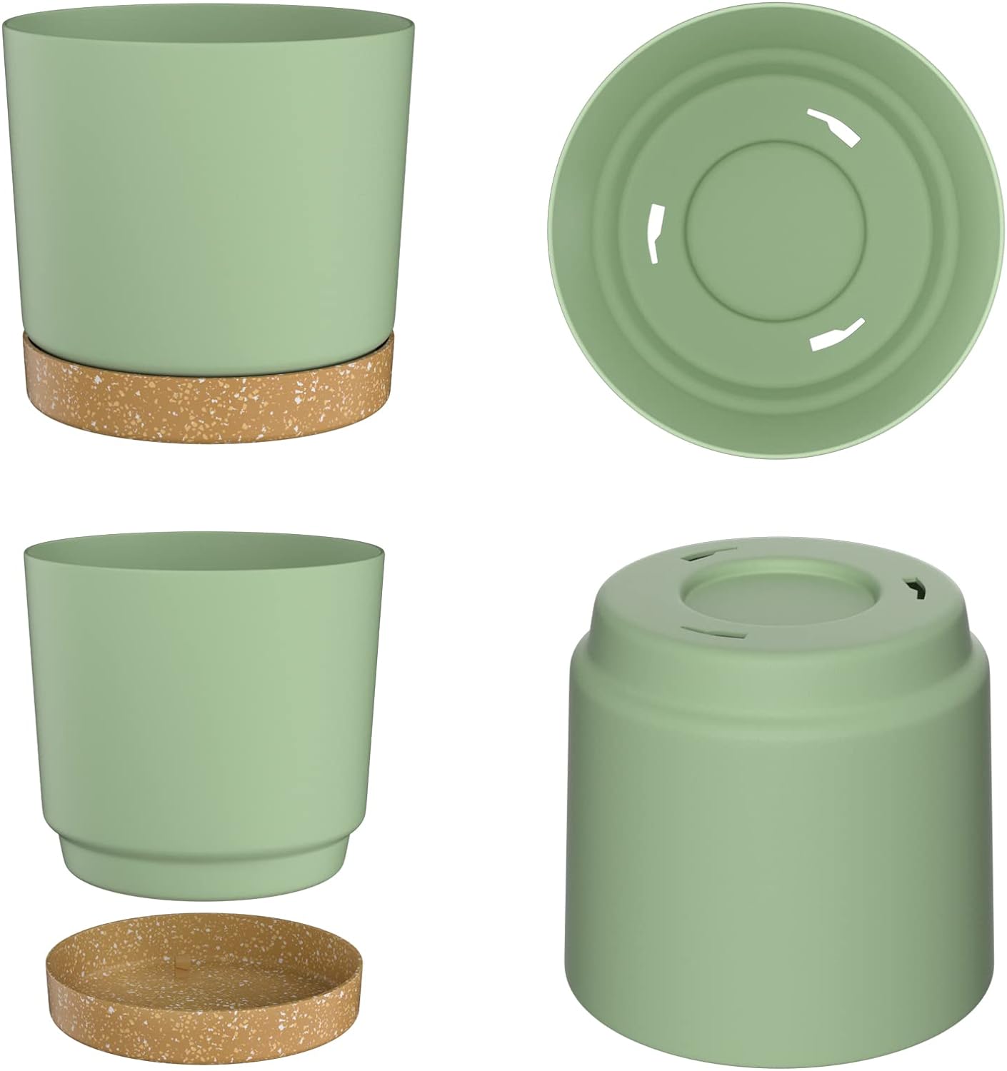 Plant POTS, lightweight large  - Pilea Peperomioides ulasan dan harga